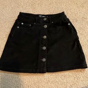 Black Nobo Button Down Skirt size 3